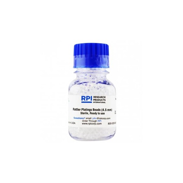 Rattler Plating Beads, Non-Sterile, Bulk, 25 KG Bag